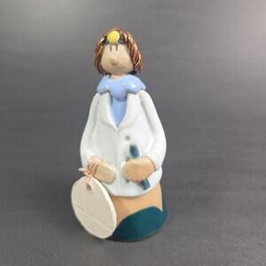 Honey Water Collectible Doctor Female Figurine Clay Pottery Aguamiel Venezuela